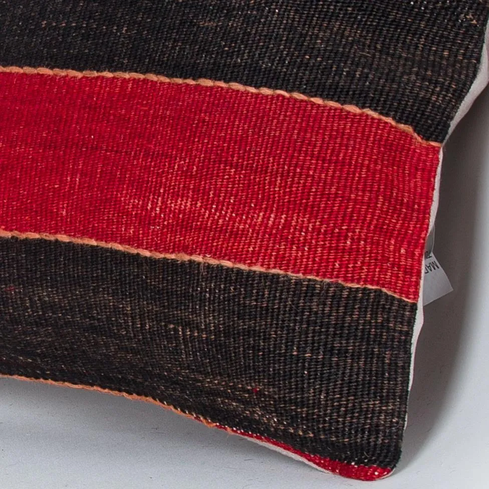Striped Multiple Color Kilim Pillow Cover 16x16 7723