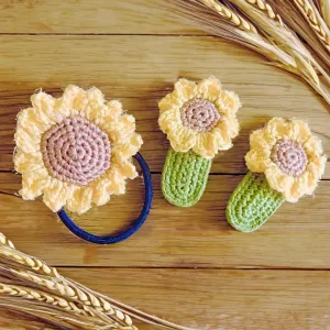 Sunflower Hair Clip & Band