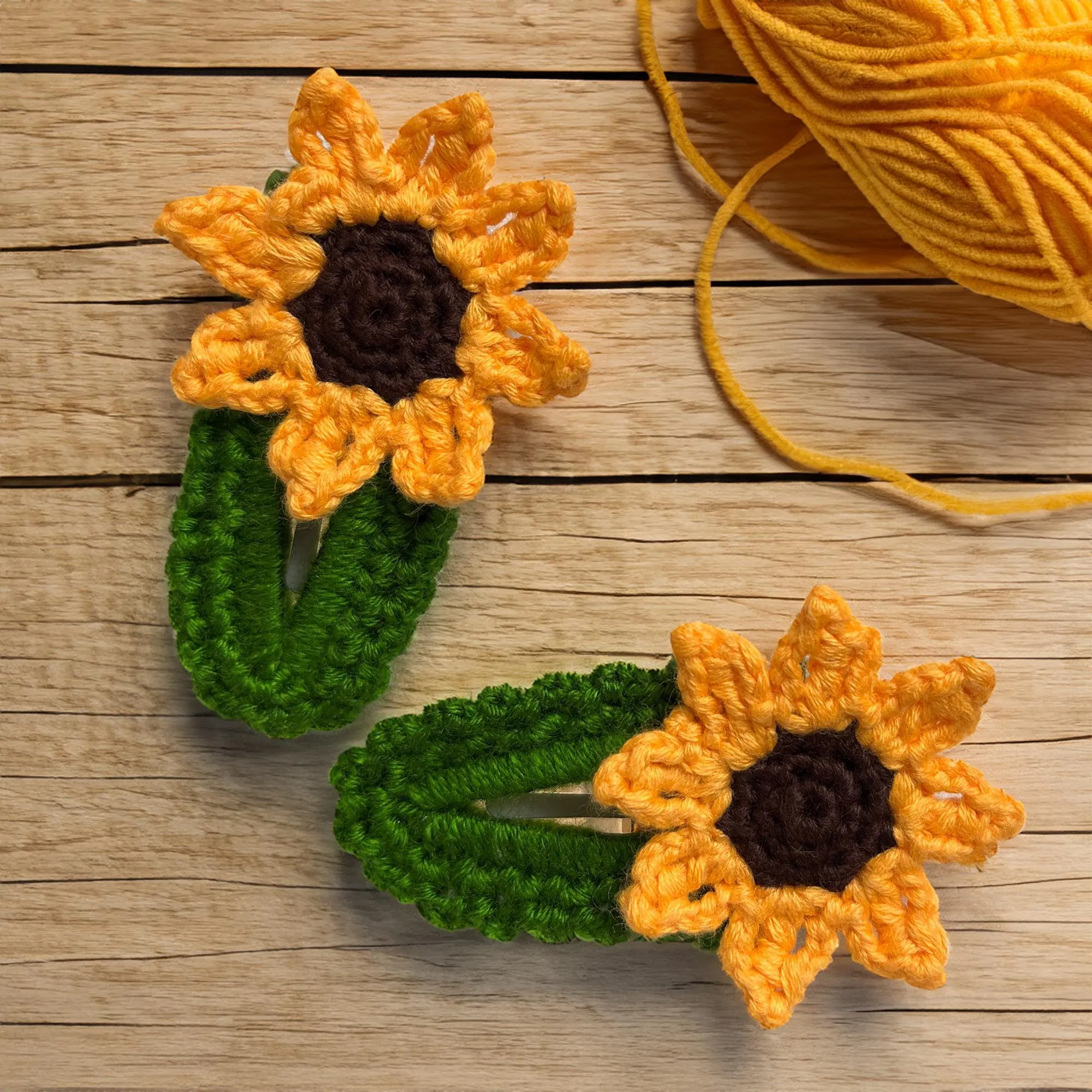 Sunflower Hair Clip