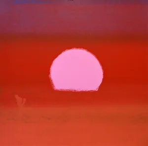 Sunset, Unique Edition Print, FSII (16) , each print is unique by Andy Warhol