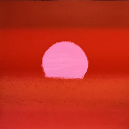 Sunset, Unique Edition Print, FSII (22) , each print is unique by Andy Warhol