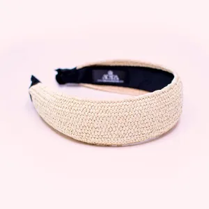 Texture Burlap Womens Headbands • Canopus Model