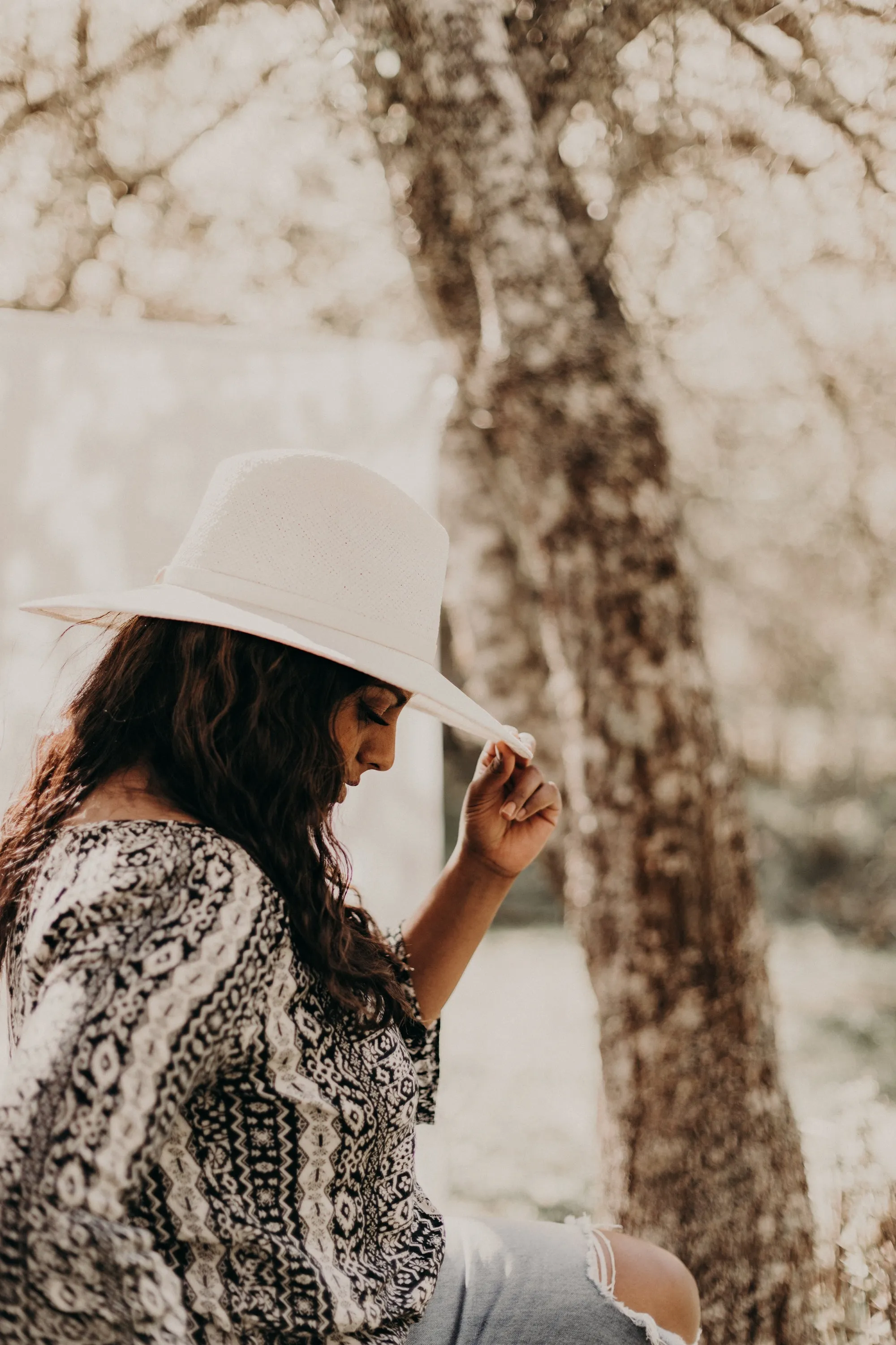 The Blake Paper Straw Fedora by West Von - Cream