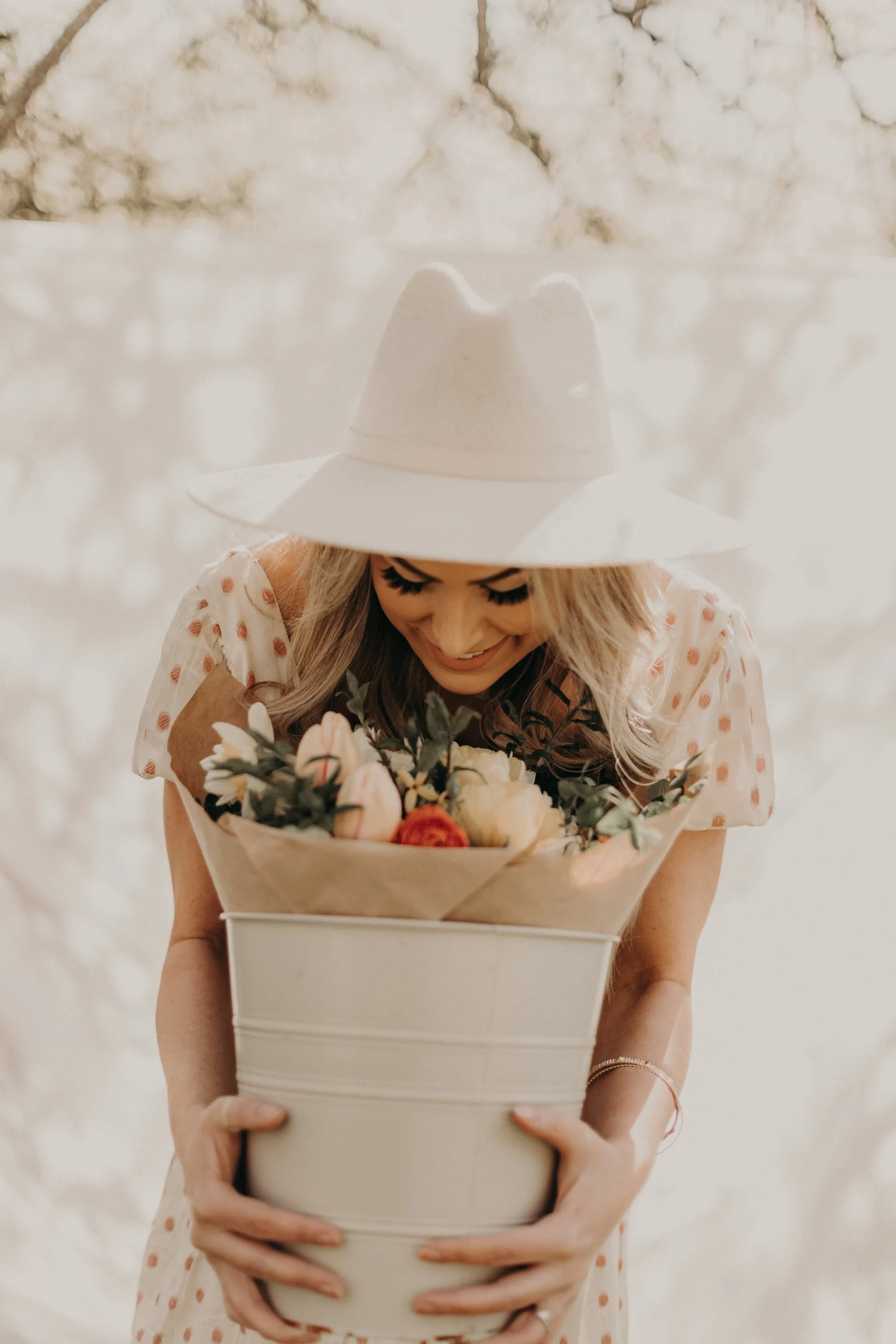 The Blake Paper Straw Fedora by West Von - Cream