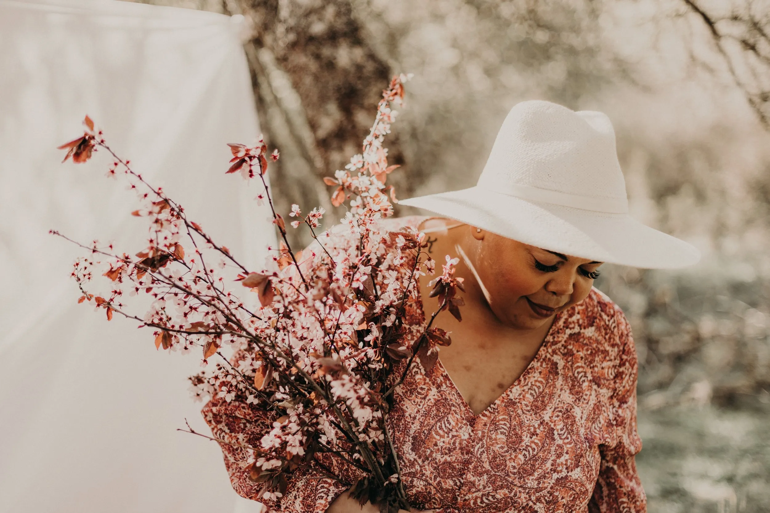 The Blake Paper Straw Fedora by West Von - Cream