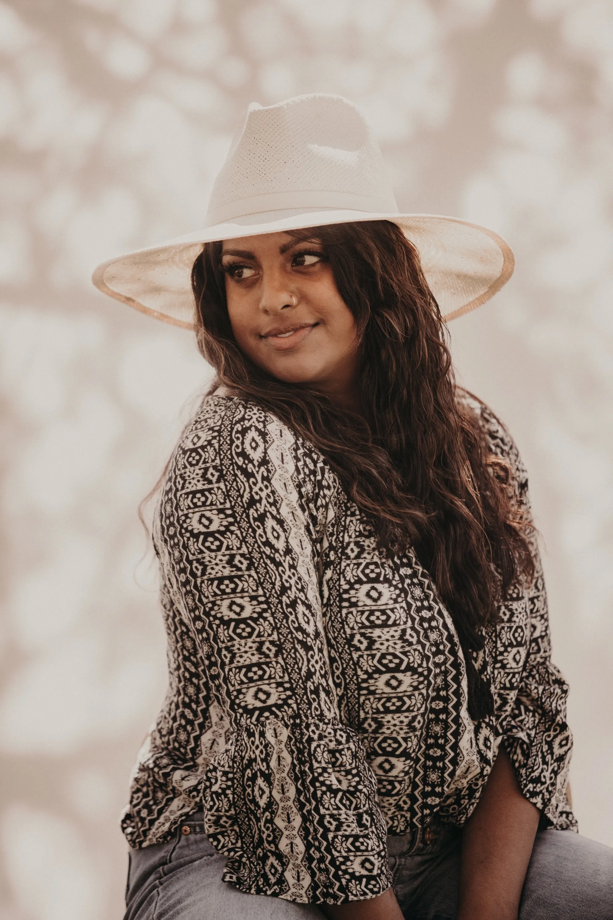 The Blake Paper Straw Fedora by West Von - Cream