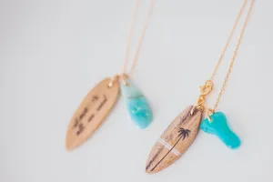 UNIQUE SURF GOLD NECKLACE