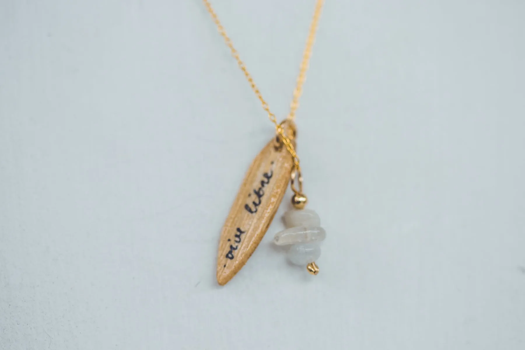 UNIQUE SURF GOLD NECKLACE