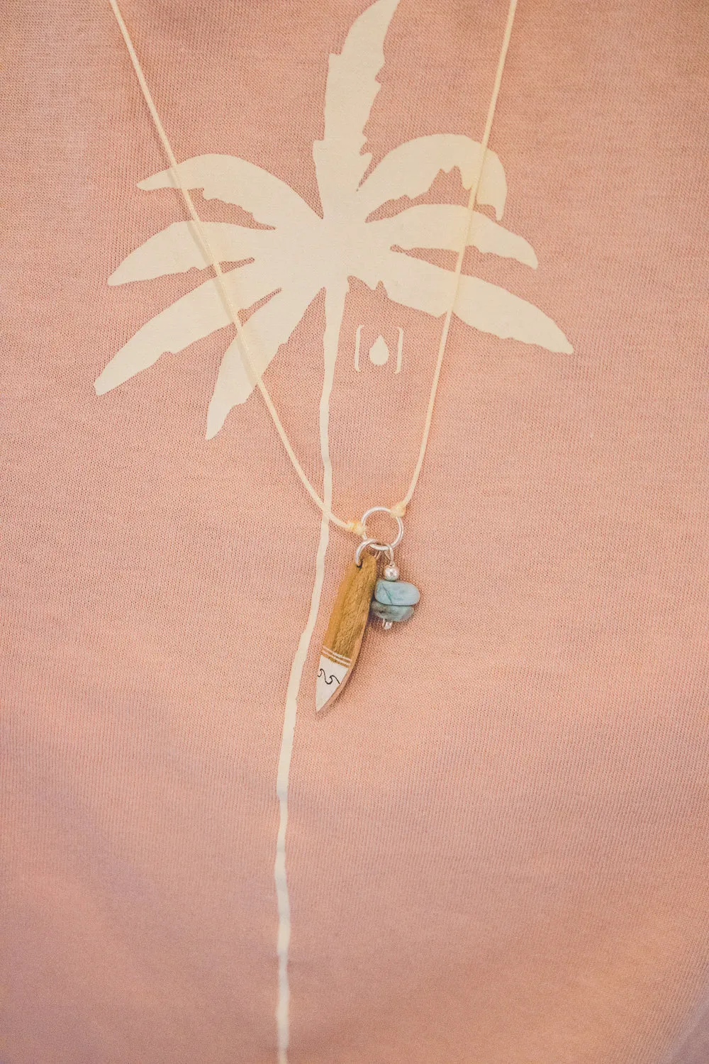 UNIQUE SURF LACE SILVER NECKLACE