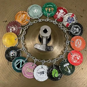 Upcycled Percussion Bottle Cap Ching Ring