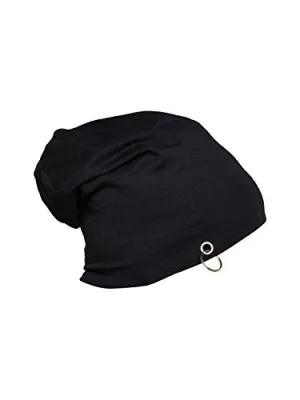 Vimal Jonney BLACK Men Beanie Cap PACK OF 1-RING_CAP_BLACK_01