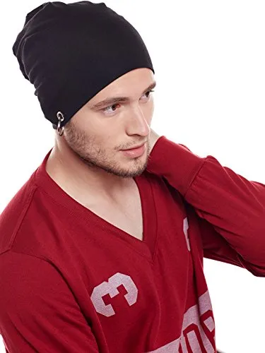 Vimal Jonney BLACK Men Beanie Cap PACK OF 1-RING_CAP_BLACK_01