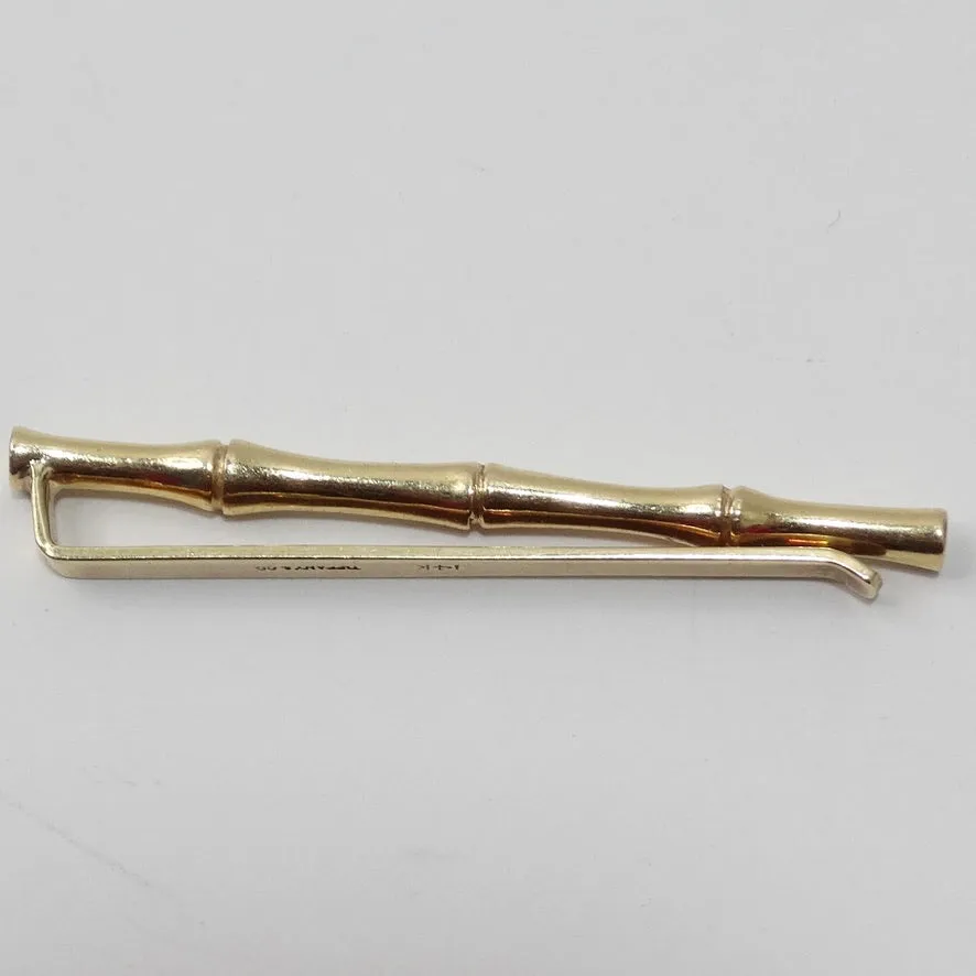 Vintage 14K Gold Tiffany Tie Clip