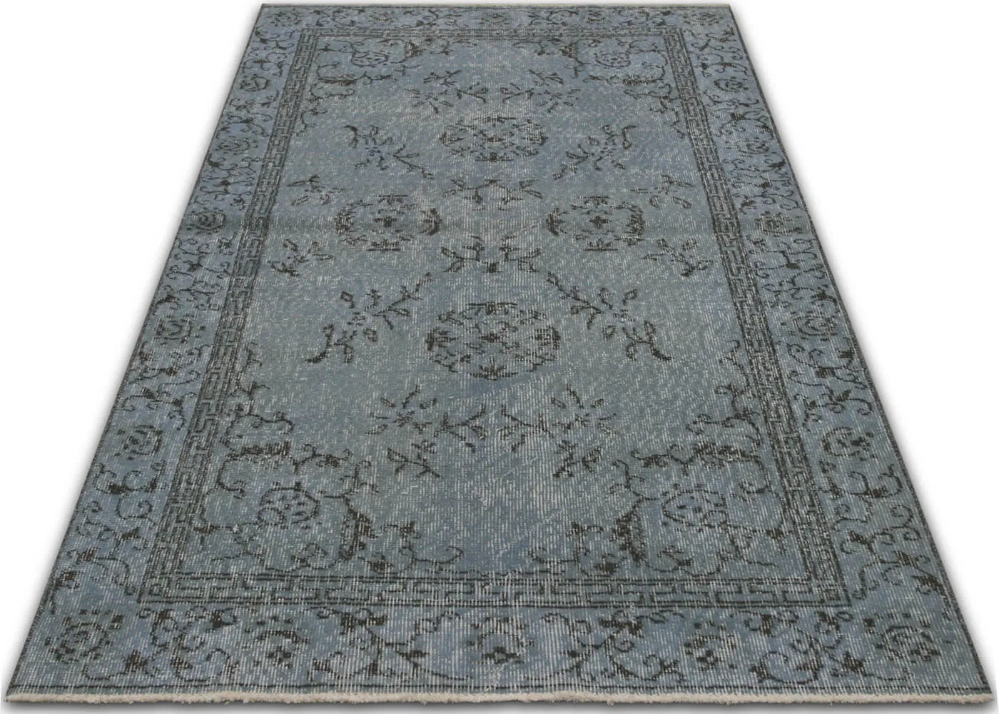 Vintage Turkish OverDyed Rug - 3'9" x 6'10"