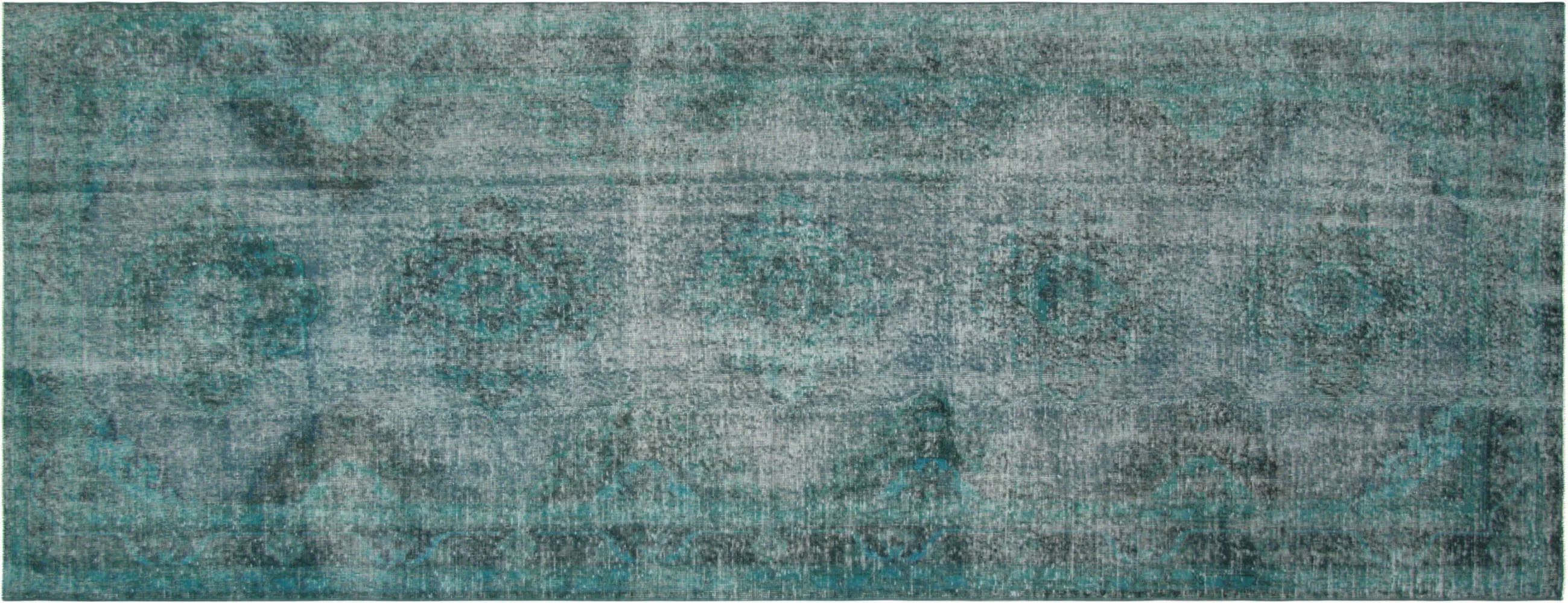 Vintage Turkish OverDyed Rug - 4'6" x 12'11"