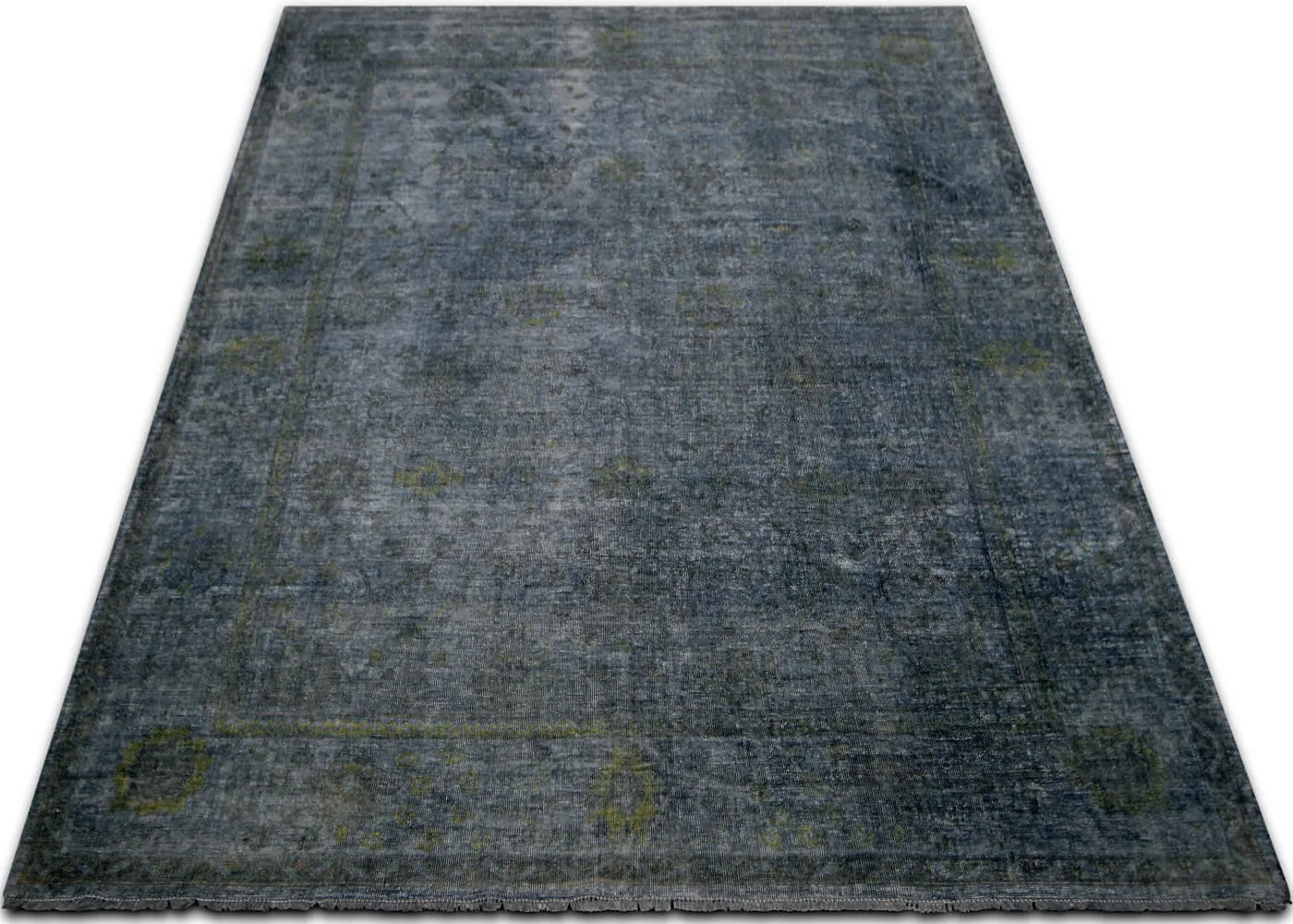 Vintage Turkish OverDyed Rug - 9'4" x 11'9"