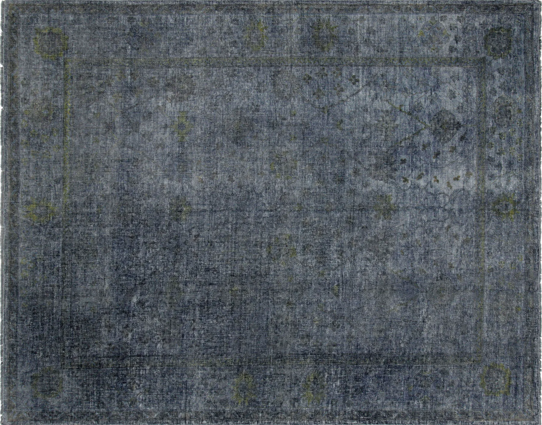 Vintage Turkish OverDyed Rug - 9'4" x 11'9"